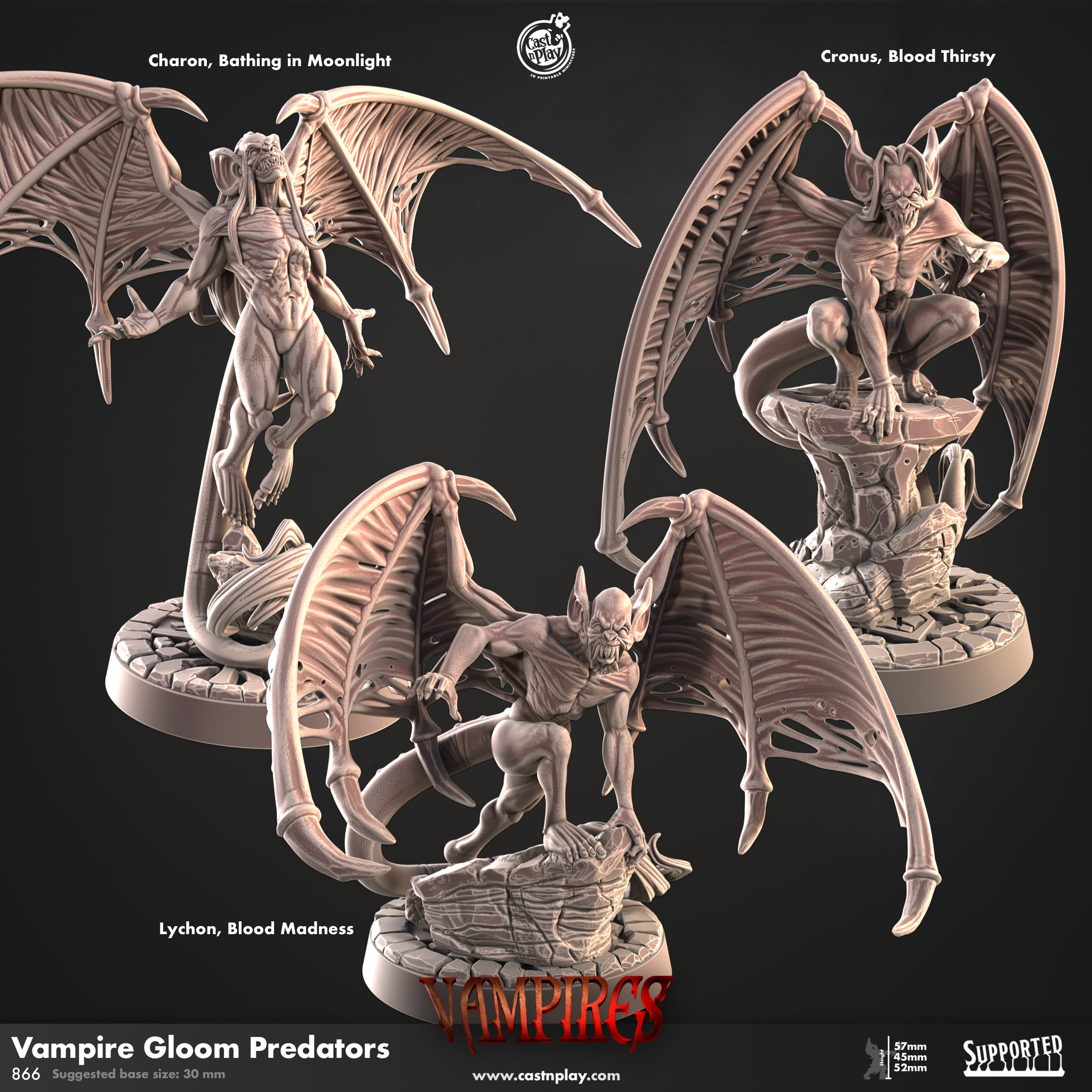 Vampire Gloom Predators (Pre-Supported) | Cast n Play